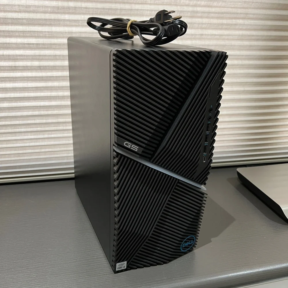 DELL G5 5000 Gaming DESKTOP D28M 500W Sky Bezel Chassis Black desktop computer